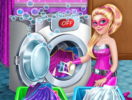 Superdoll Washing Capes play online no ADS