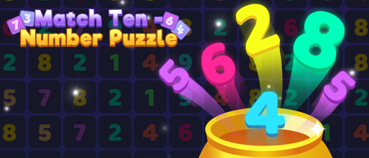 Match Ten Number Puzzle