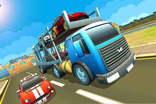 Cargo Euro Truck Drive Car Transport New image