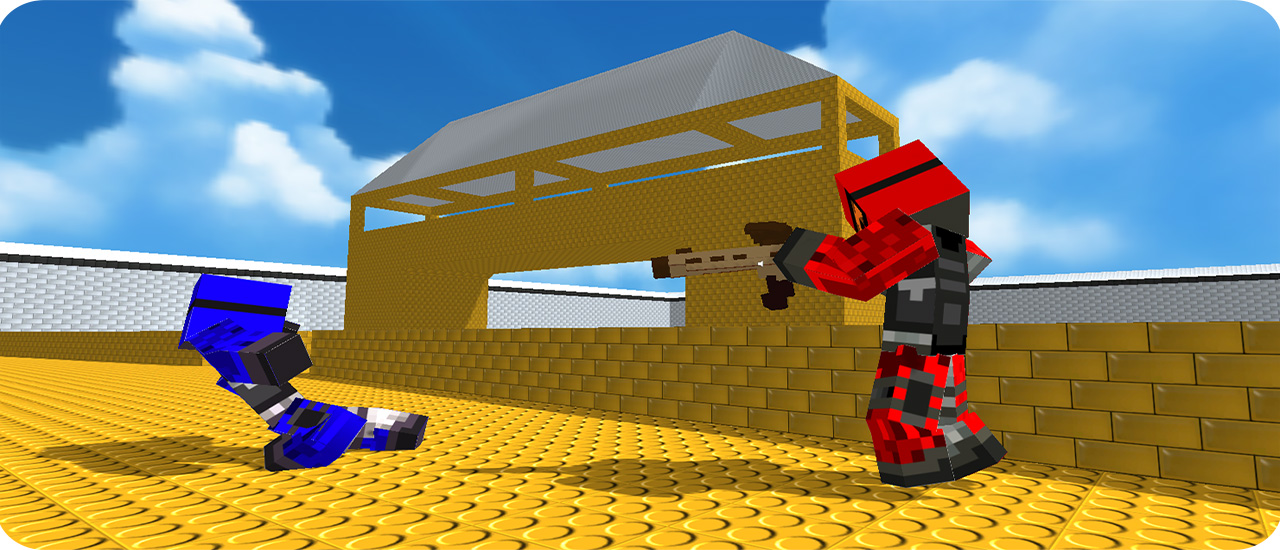 Blocky Gun Paintball image