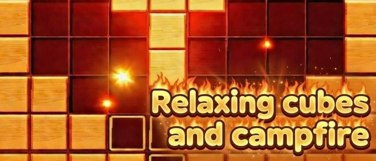 Relaxing cubes and campfire screenshot 2