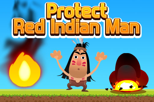 Protect Red Indian Man