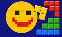 Block Pixels game interface - Detailed game function display