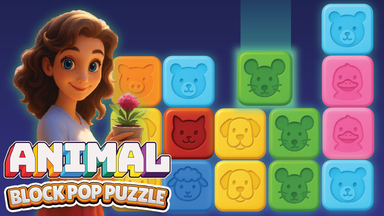 Animal Block Pop Puzzle