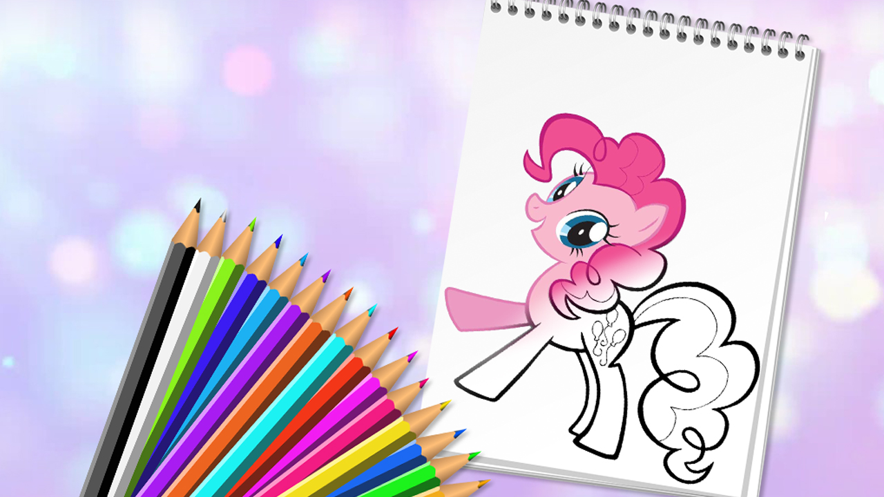 Cute Pony Coloring Book thumbnail