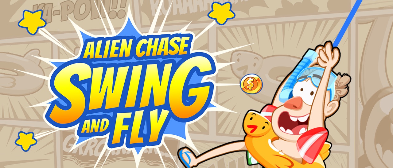 Alien Chase - Swing and Fly