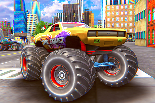Monster Truck Stunt Driving Simulation image