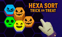 Hexa Sort Trick or Treat screenshot