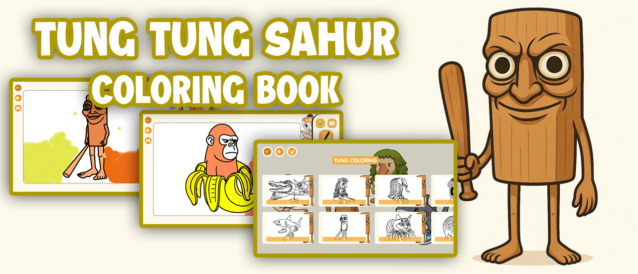 Tung Tung Sahur Coloring Book screenshot