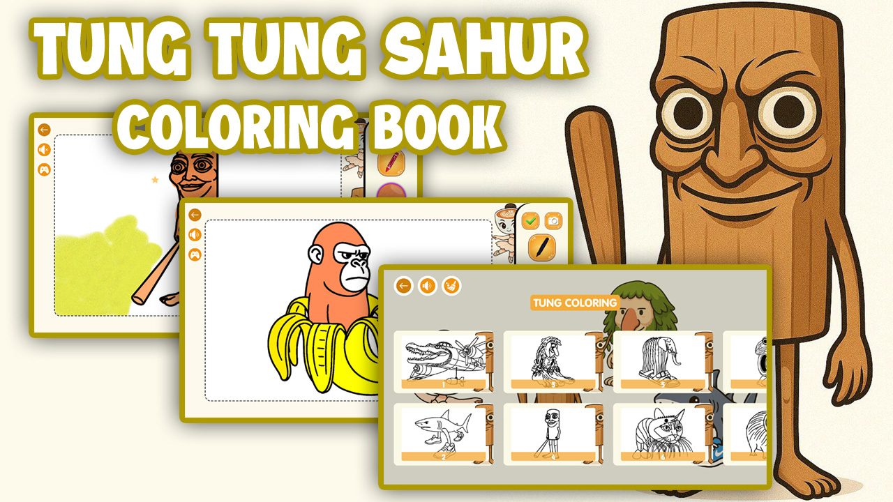 Tung Tung Sahur Coloring Book thumbnail