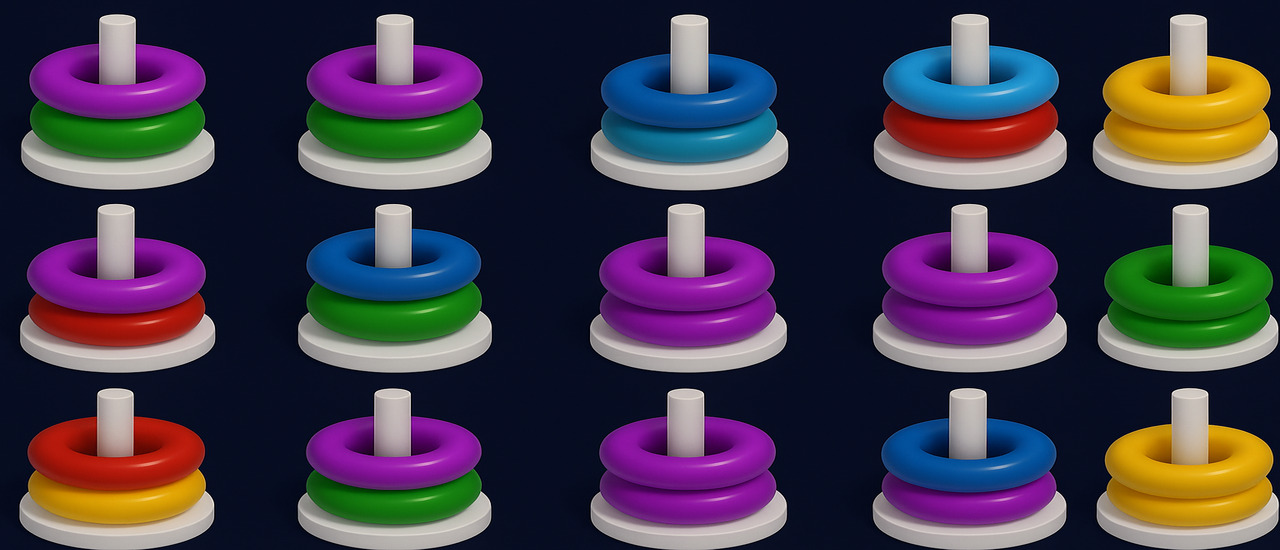 Color Hoop Sort screenshot