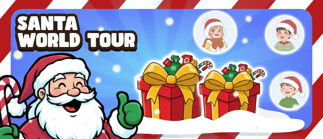 Gift Merge Santa World Tour screenshot