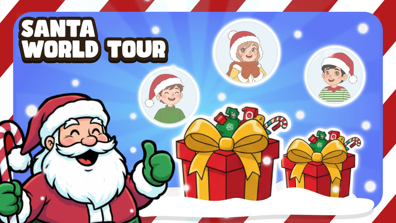 Gift Merge Santa World Tour