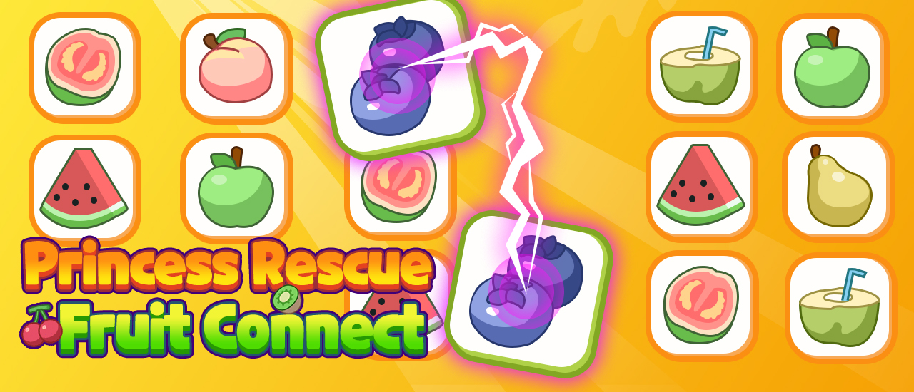 Princess Rescue Fruit Connect