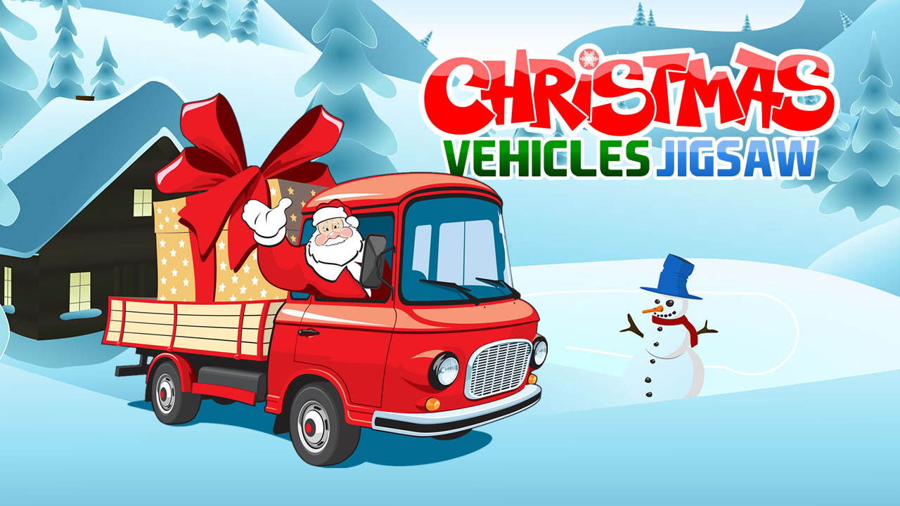 Christmas Vehicles Jigsaw thumbnail