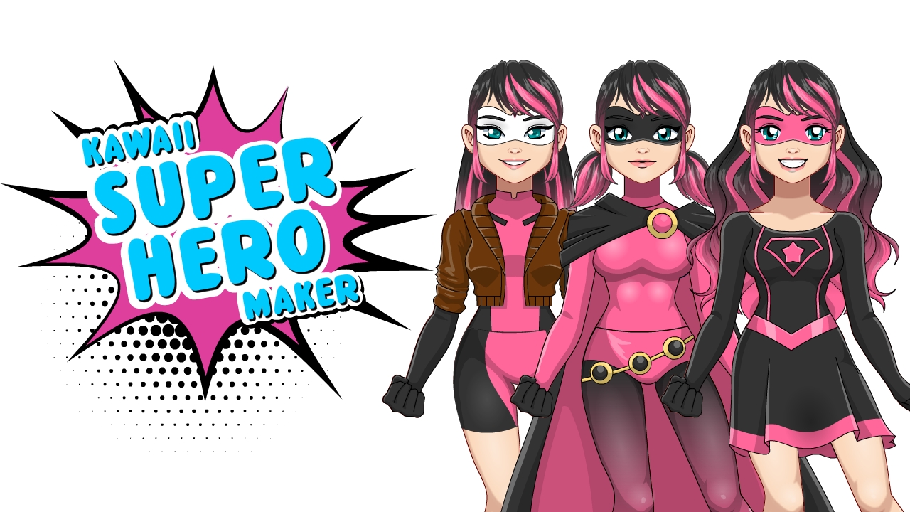 Kawaii Superhero Avatar Maker thumbnail