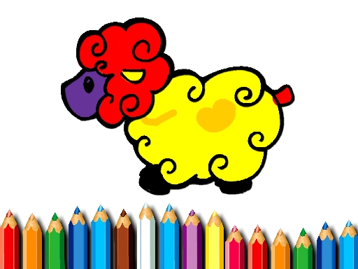 Baby Sheep Coloring Game thumbnail