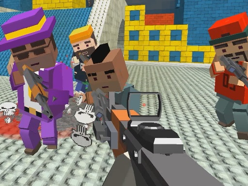 GunGame shooting warfare blocky gangster thumbnail
