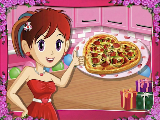 Alla hjärtans dag-pizza: Saras kockskola