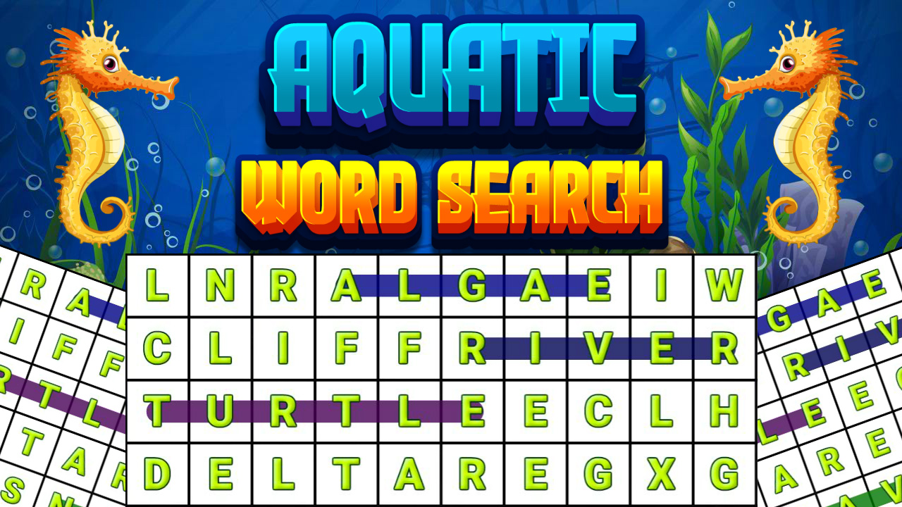 Aquatic Word Search thumbnail