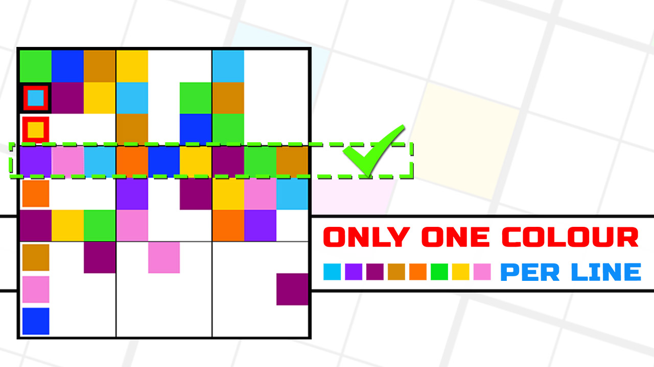 Only 1 color per line thumbnail