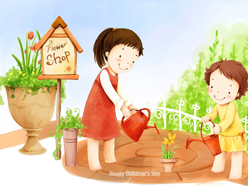 Cartoon Childrens Day Puzzle thumbnail