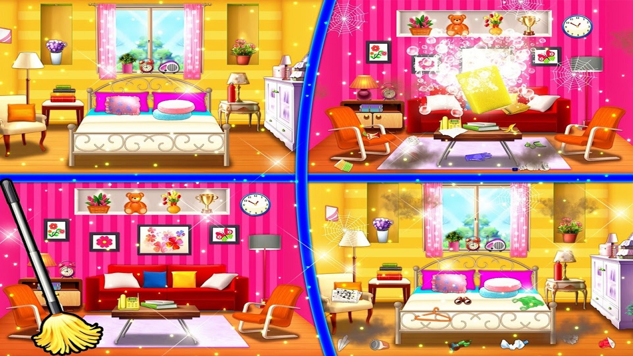 Sweet Home Cleaning : Princess House Cleanup Game thumbnail