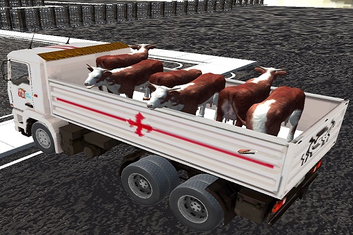 Truck Transport Domestic Animals image