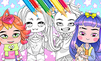 Chibi Doll Coloring & Dress Up thumbnail