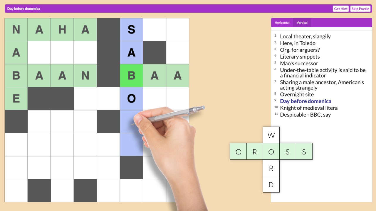 Crossword Puzzles AWS-PROD thumbnail