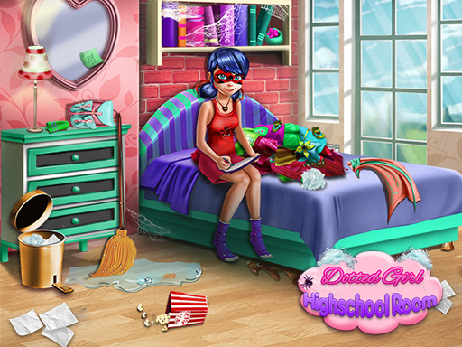 Dotted Girl Highschool Room thumbnail