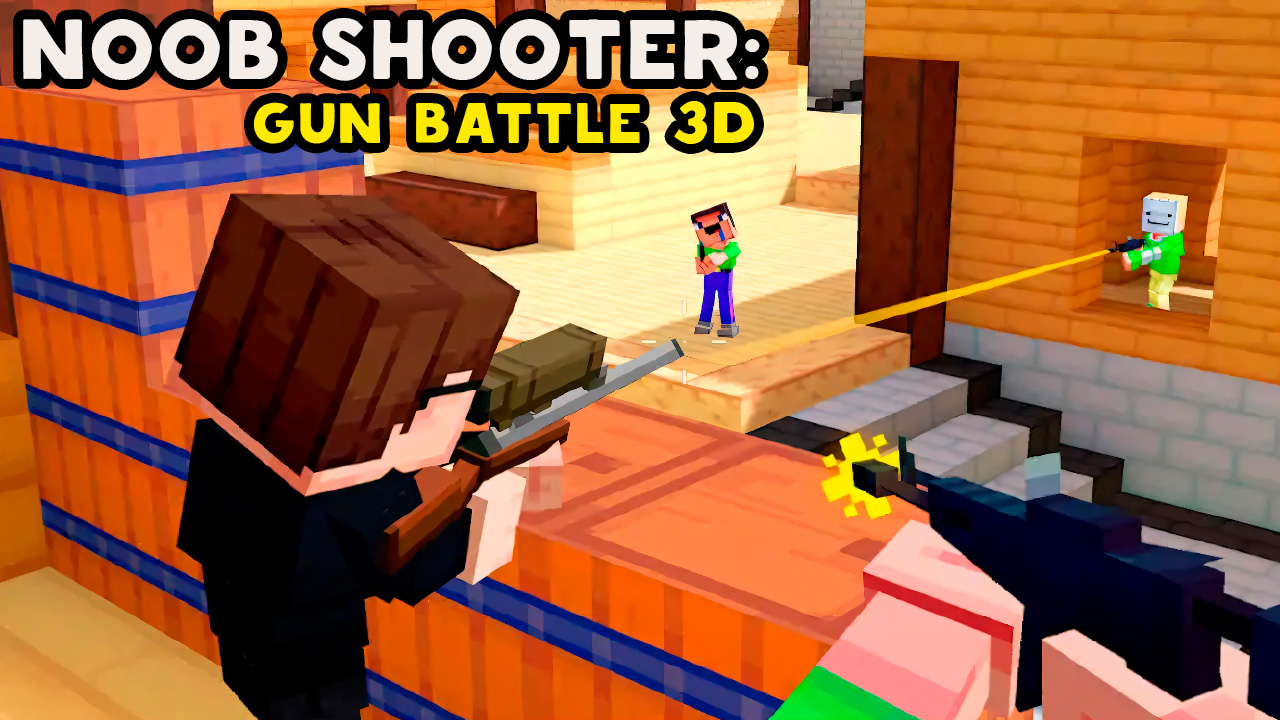 Noob Shooter: Gun Battle 3D