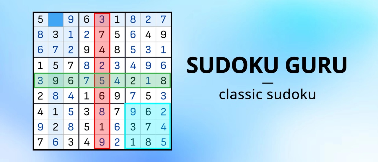 Sudoku Guru - classic sudoku screenshot