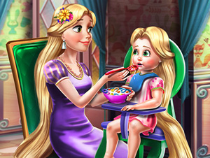 Rapunzel Mommy Toddler Feed