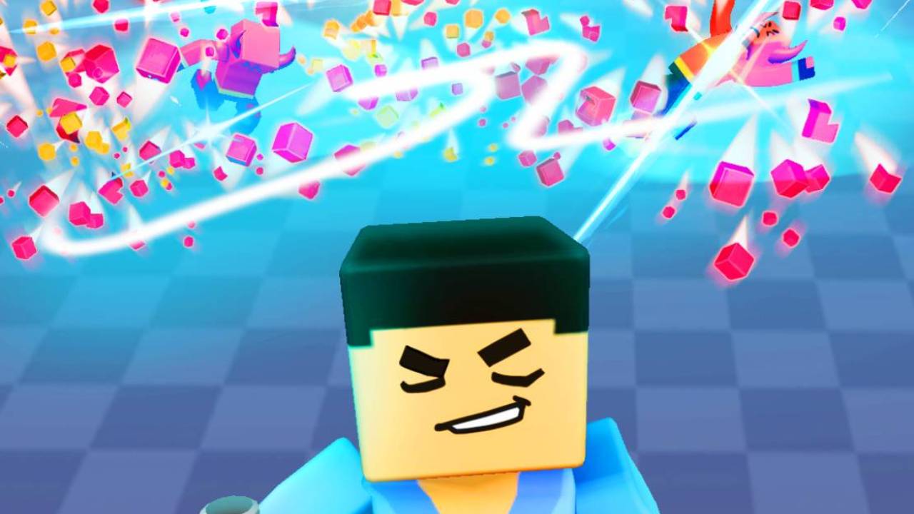 3D Block Gladiator: Sword Draw