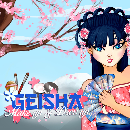 Geisha make up and dress up thumbnail