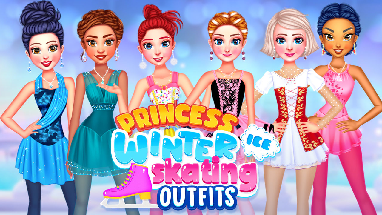 Princess Winter Ice Skating Outfits thumbnail