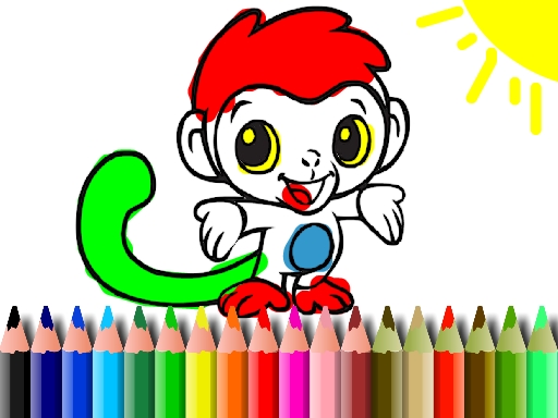 BTS Monkey Coloring thumbnail