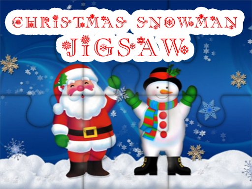 Christmas Snowman Jigsaw Puzzle thumbnail