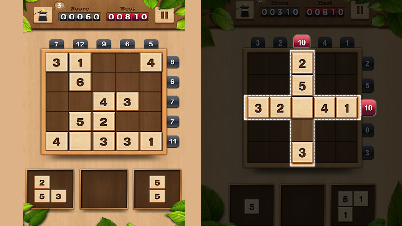 TENX Wooden Number 10X Puzzle Game thumbnail