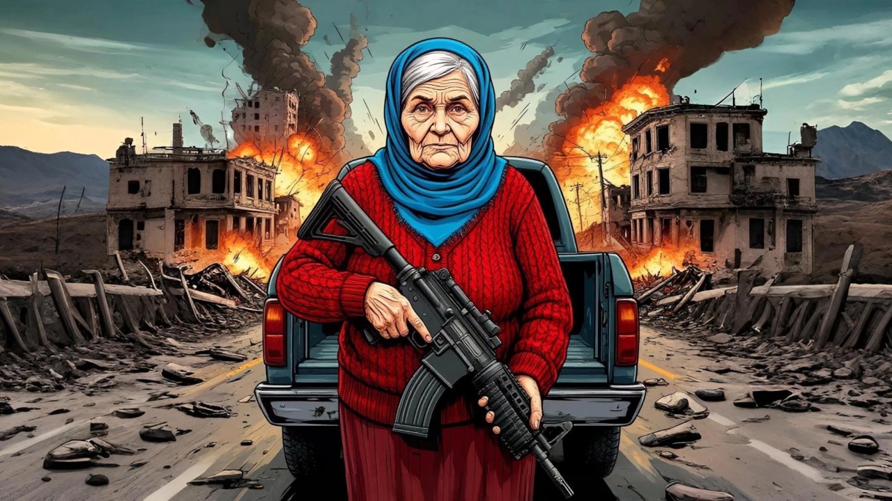 Grandma with machine-gun: Apocalypsis