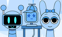 Huggy Mix Sprunki Music Box screenshot