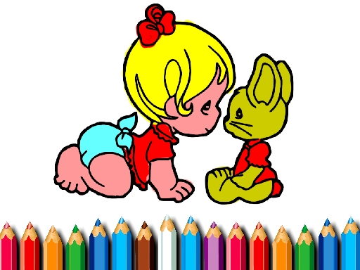 BTS Baby Girl Coloring thumbnail