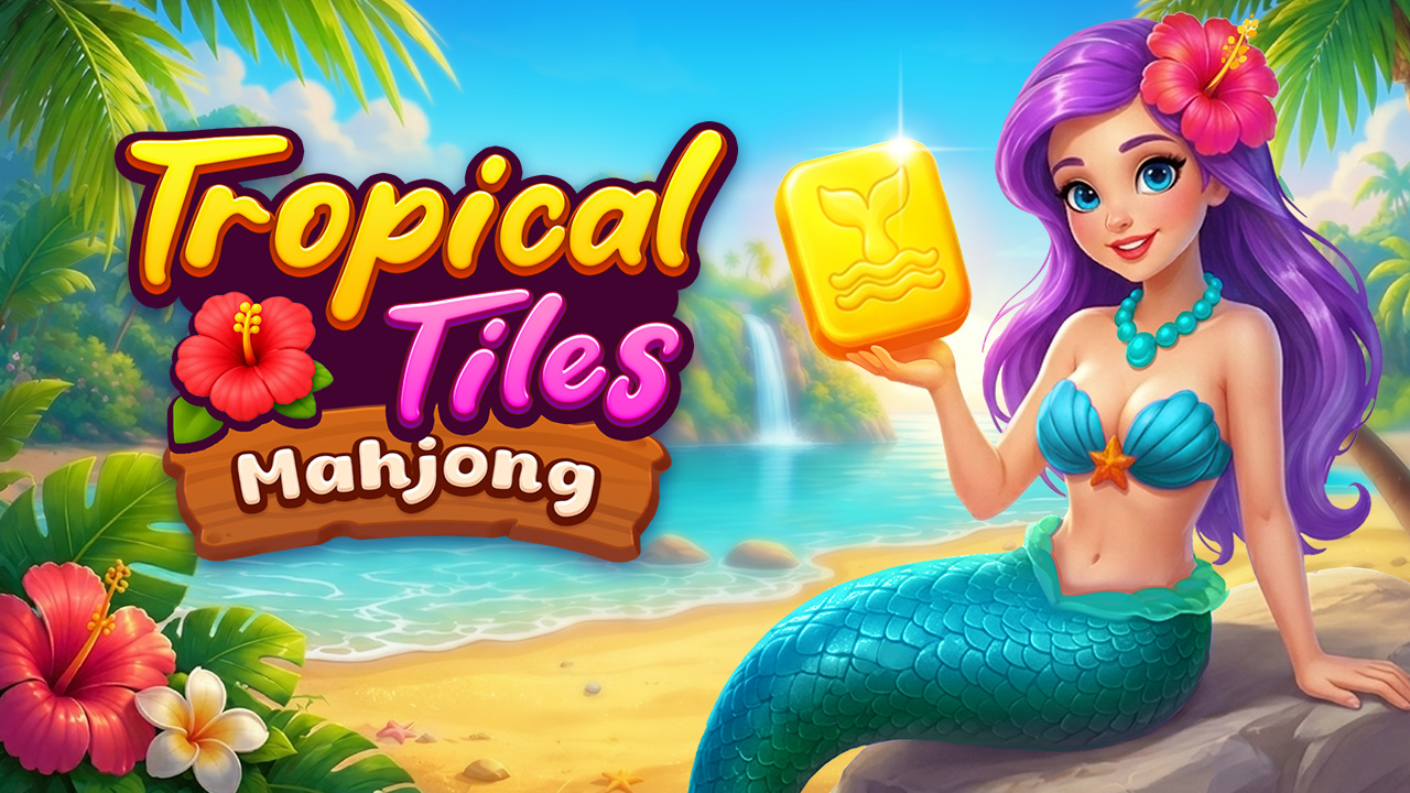 Tropical Tiles Mahjong cover art