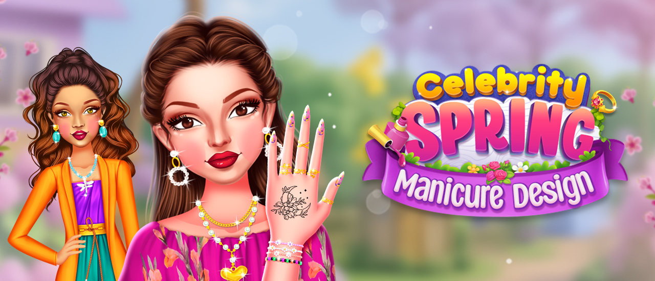 Celebrity Spring Manicure Design screenshot