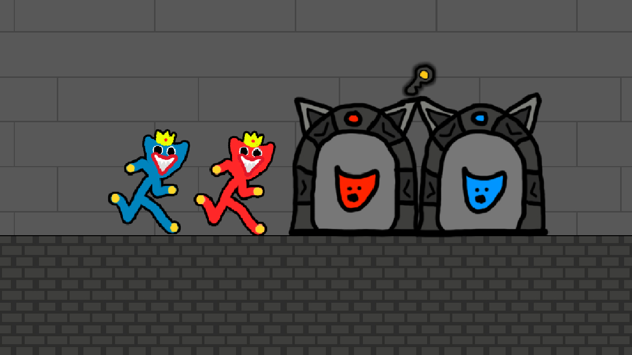 Red and Blue Stickman Huggy 2 thumbnail