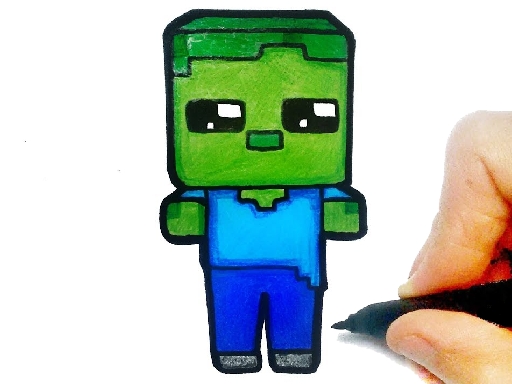 Easy Kids Coloring Mineblox thumbnail