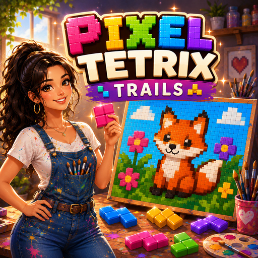 Pixel Tetrix Trails