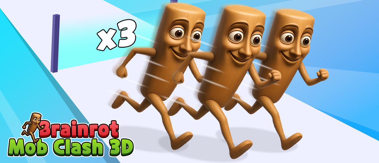 Brainrot Mob Clash 3D screenshot