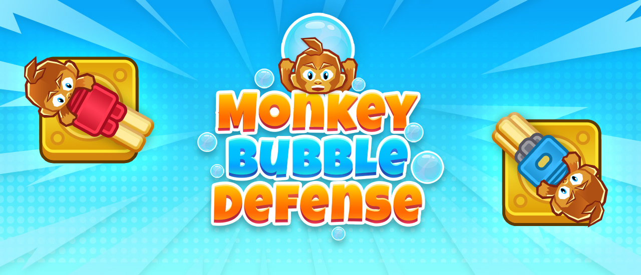 Monkey Bubble Defense screenshot
